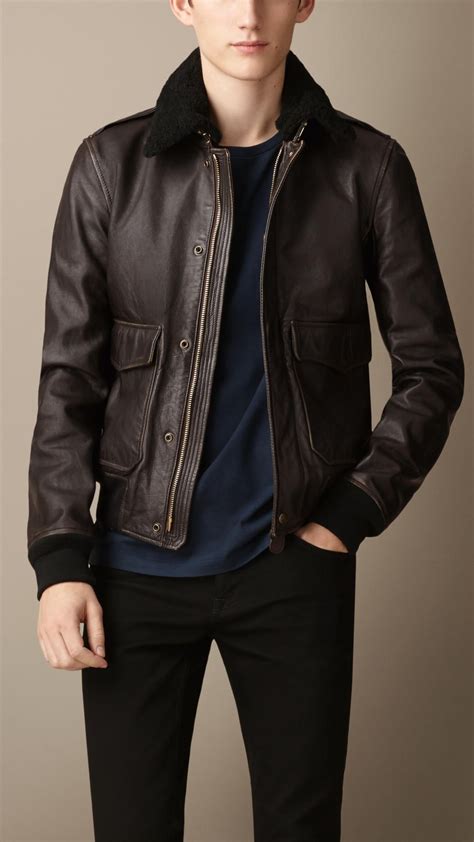 burberry mens aviator jacket|men's burberry quilted jacket.